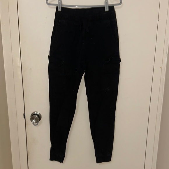 Black Jogger Pants - Picture 1 of 3